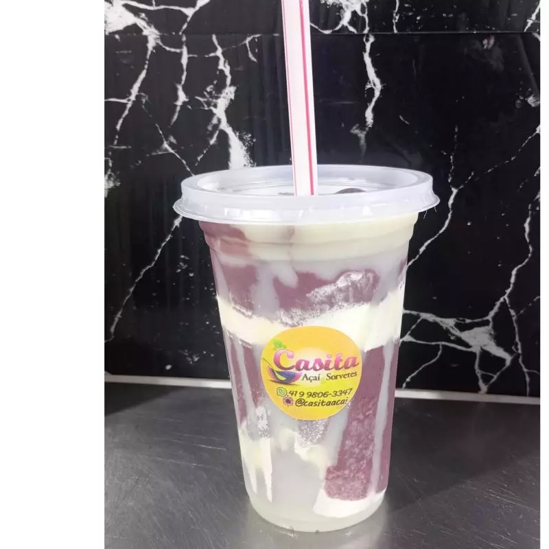 Açai batido leite em po 500ml