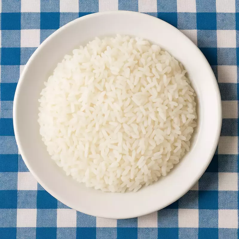 Guarnición de arroz blanco