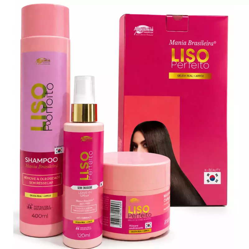 KIT LISO PERFEITO MANIA BRASILEIRA