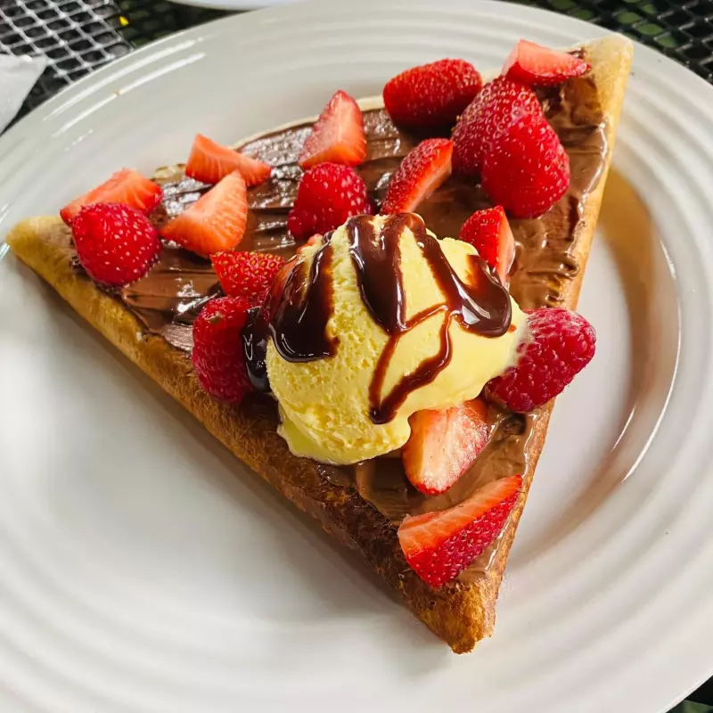 Crepa nutella con fresas