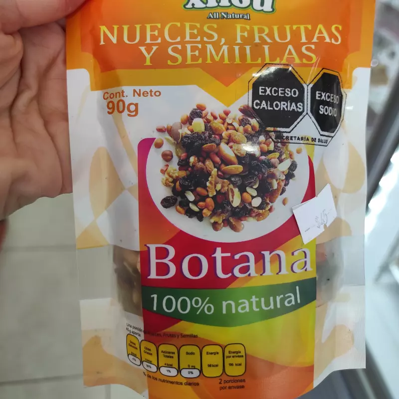 Mix de nueces, frutas y semillas