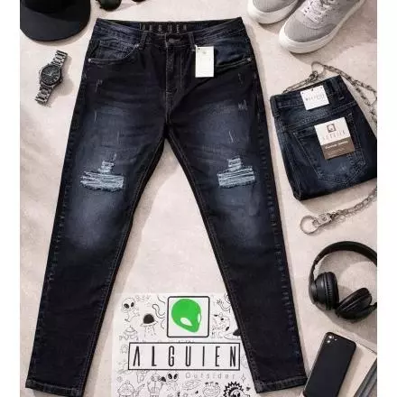Jean Oscuro Slim Urbano Con Estilo
