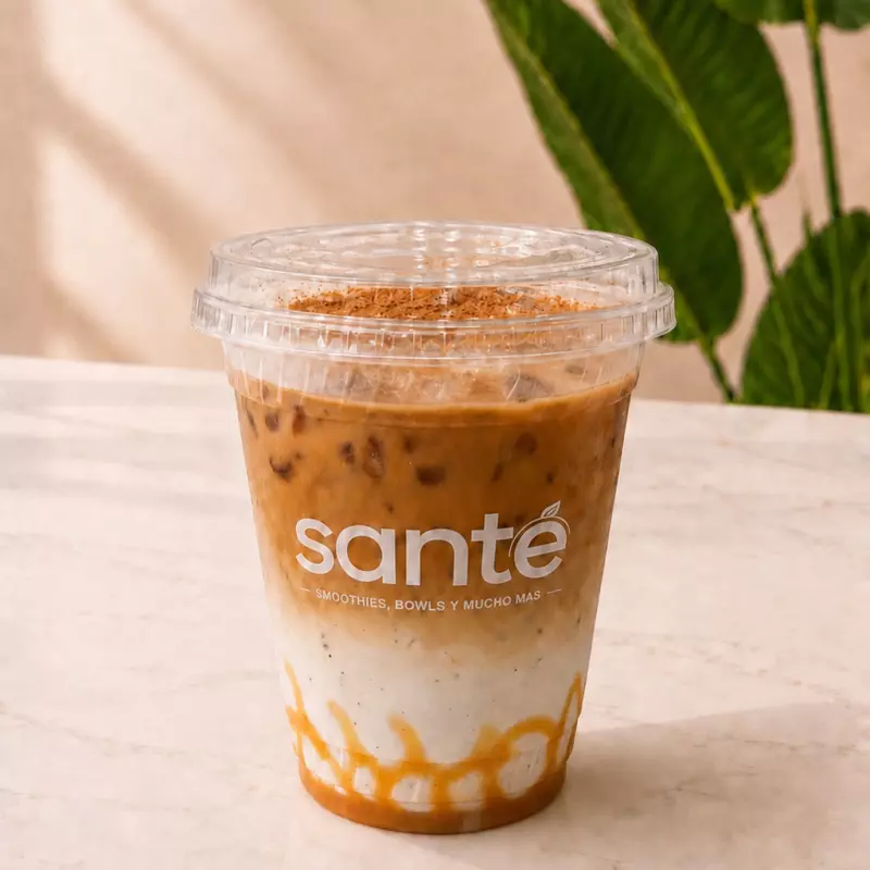 Caramel Sugar Free Latte Frío