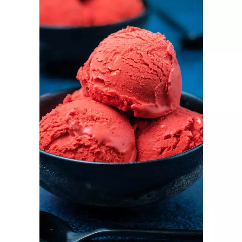 Helado de red velvet