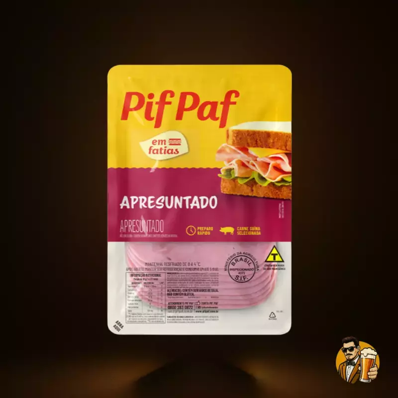 Apresuntado 520g Pif Paf