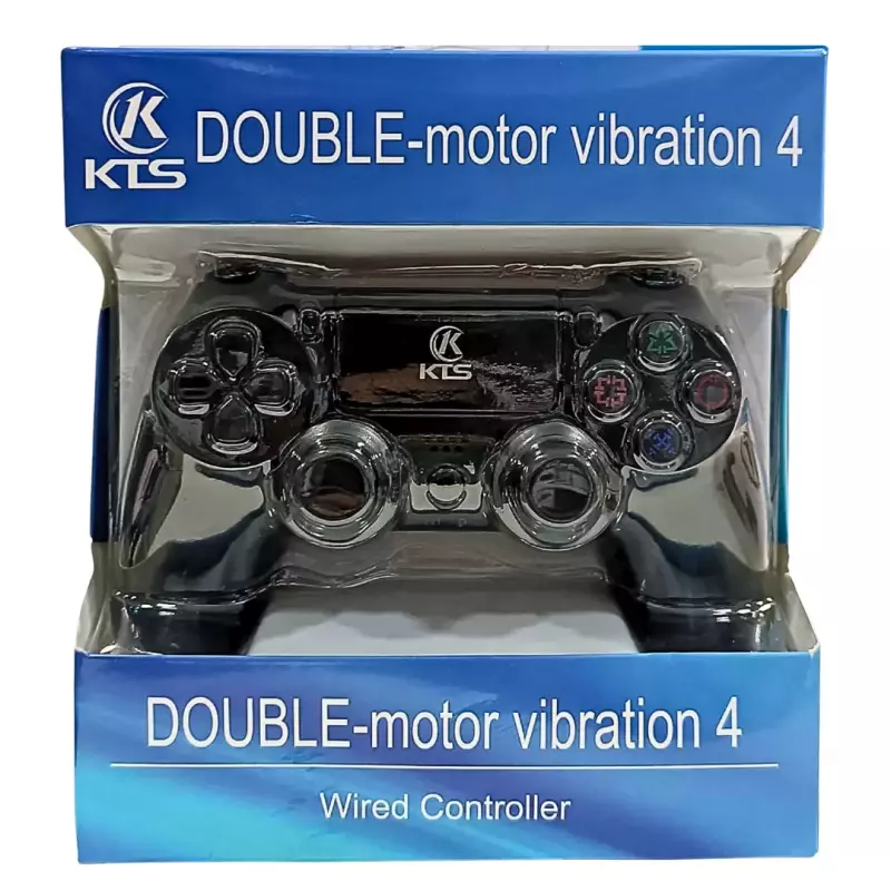 CONTROLE PS4 S/FIO LOGO KTS BRANCA