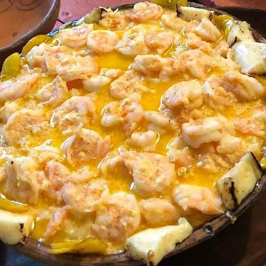 Escondidinho de camarão