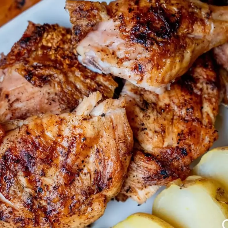 1/2 pollo asado estilo arabe