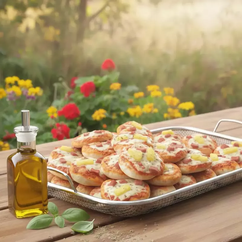 Pizzitas hawaianas 🧀🥩🍍