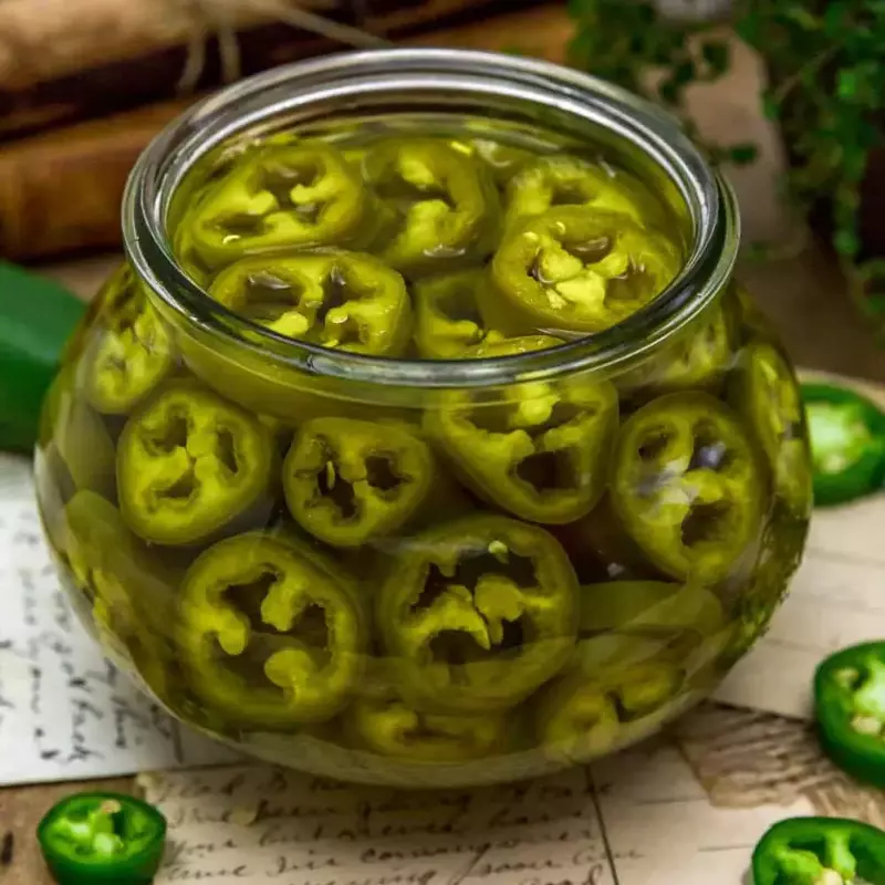 Porción de jalapeños
