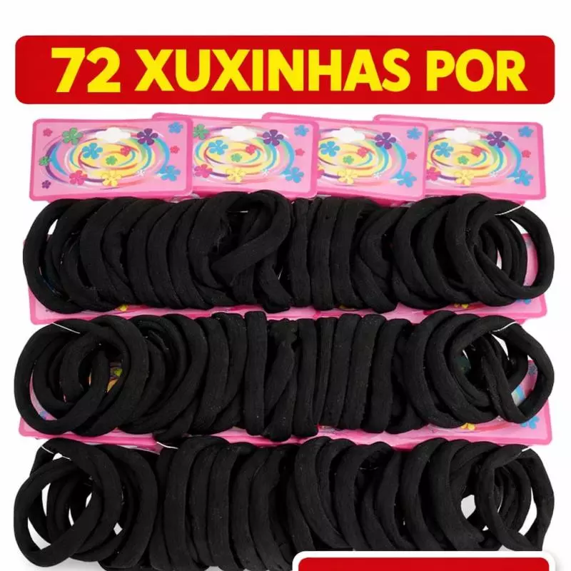 KIT XUXINHA PRETA 72 UNIDADE