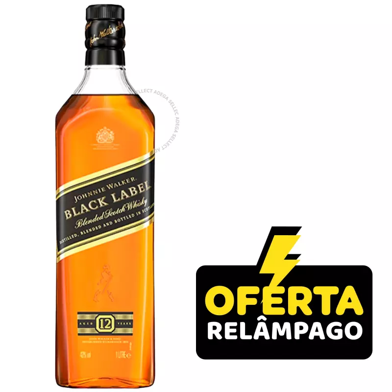 Whisky J. Walker Black Label 12 Anos