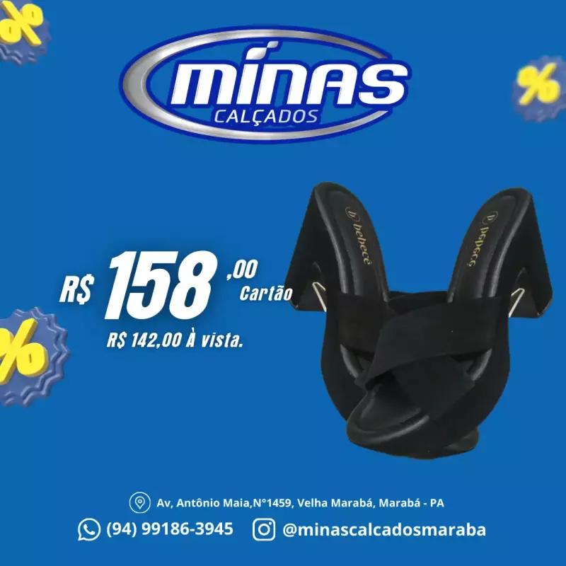 Tamanco Preto RF:T51180