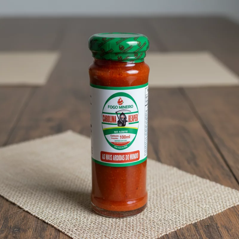 MOLHO CAROLINA REAPER NO AZEITE 100M