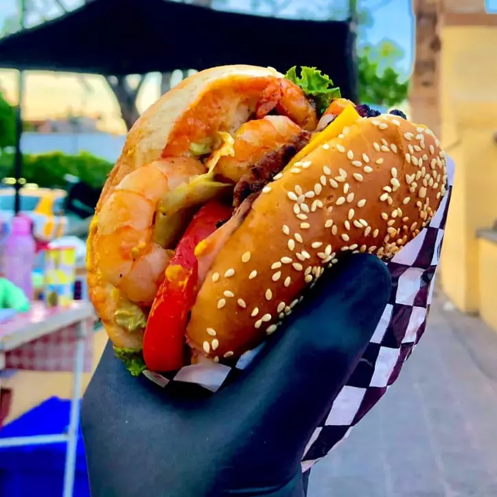 Hamburguesa De Camarones 🍤