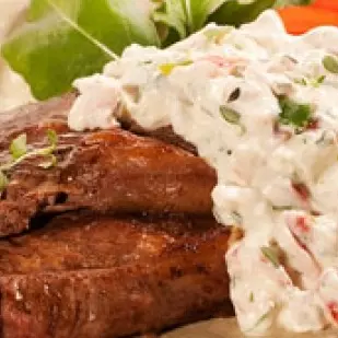 Carne Assada com Maionese