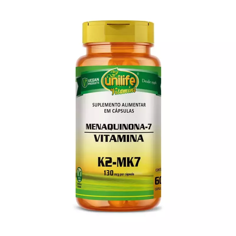Menaquinona-7 em cápsulas 500 mg