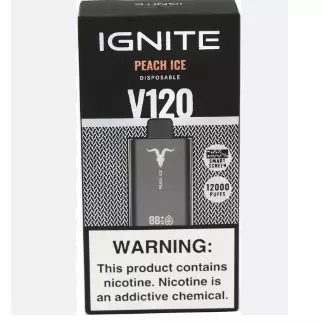 ignite peach ice v120