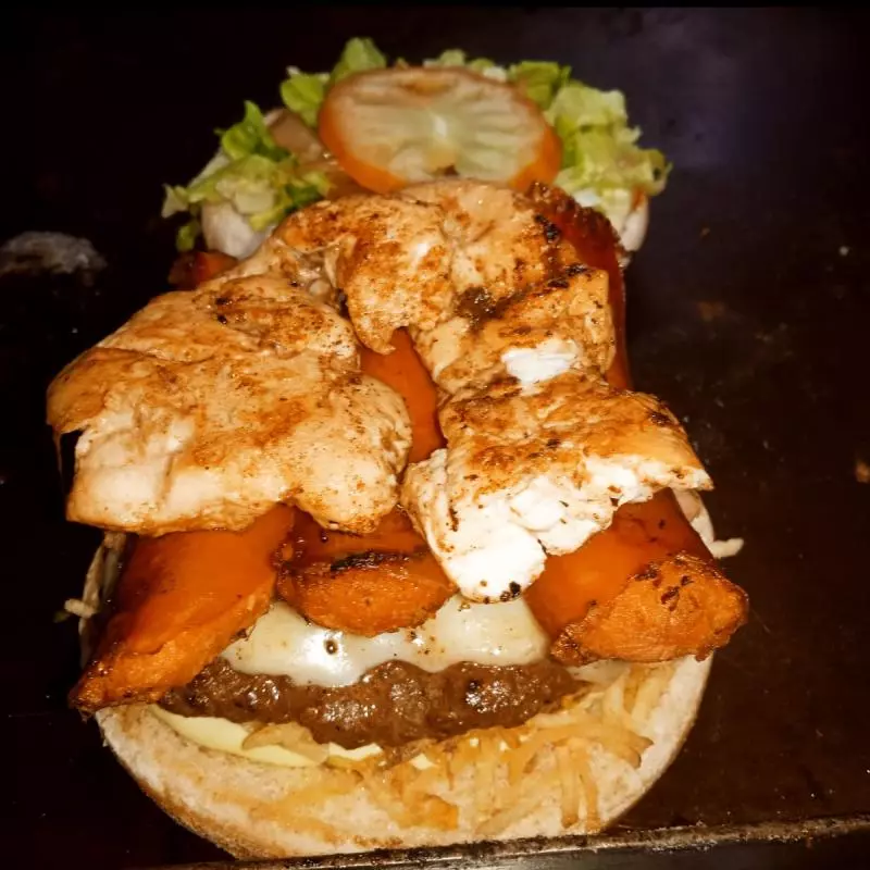 HAMBURGUESA  STREET POLLO