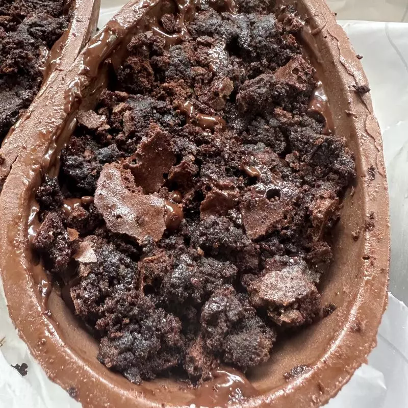 Ovo de Páscoa de Brownie