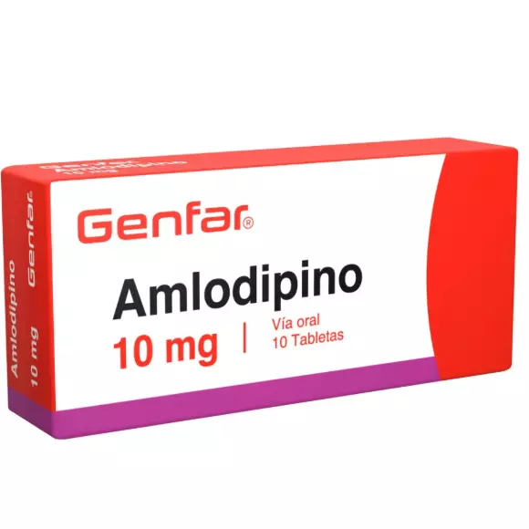 AMLODIPINO 10MG 30 TABLETAS
