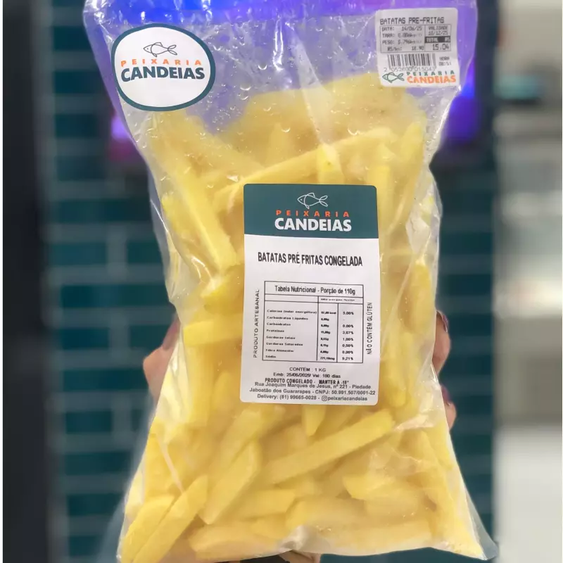BATATA PRÉ FRITA CONGELADA