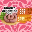 CHORIZO ARGENTINO PARA 100 KG