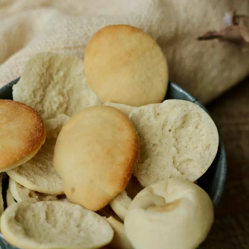 Torradinhas de Pão Sírio
