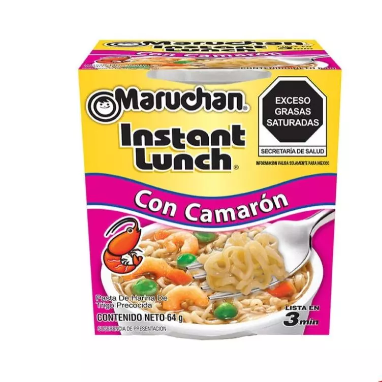 Maruchan camarón caja