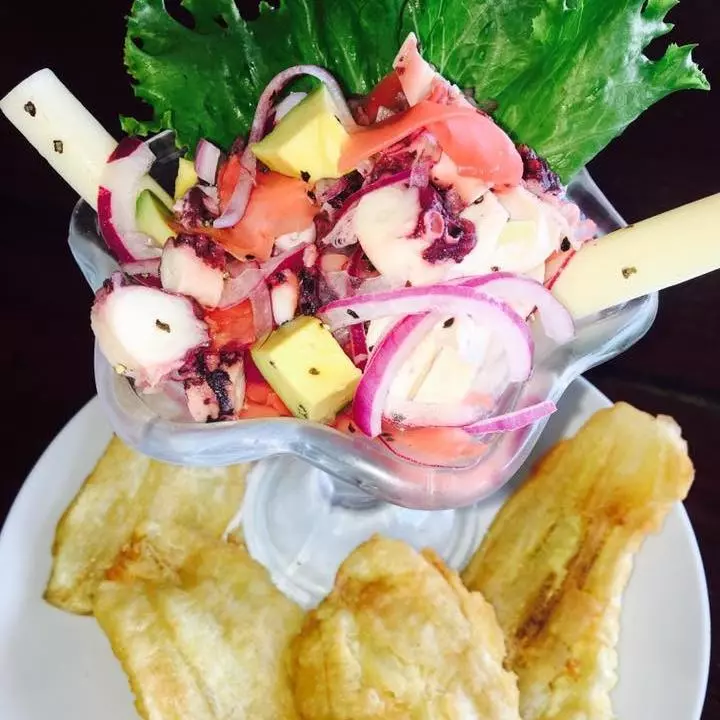 Ceviche afrodisiaco de pulpo