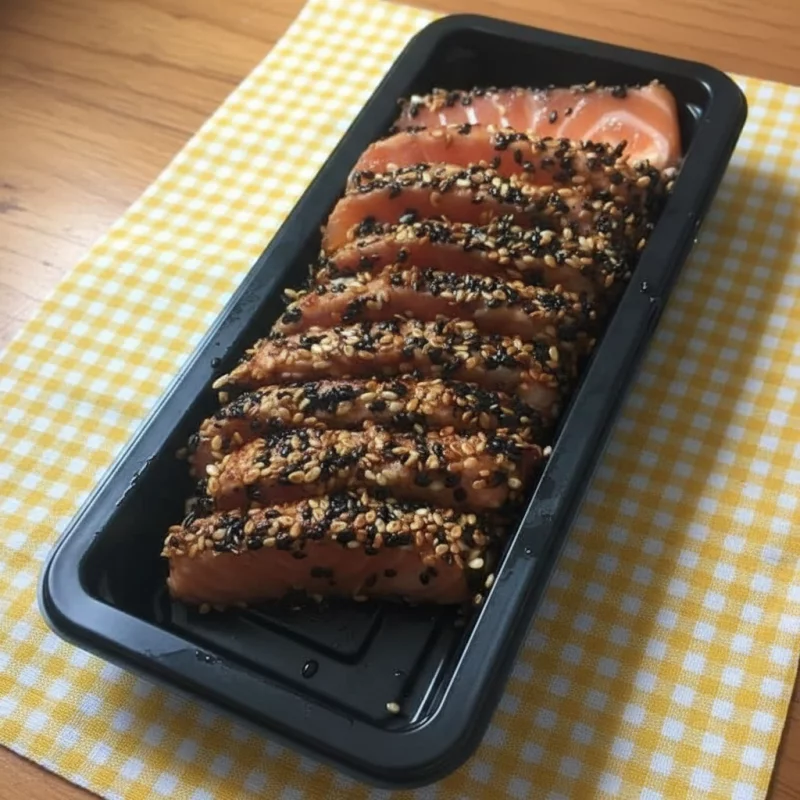 Sashimi salmão tataki 6