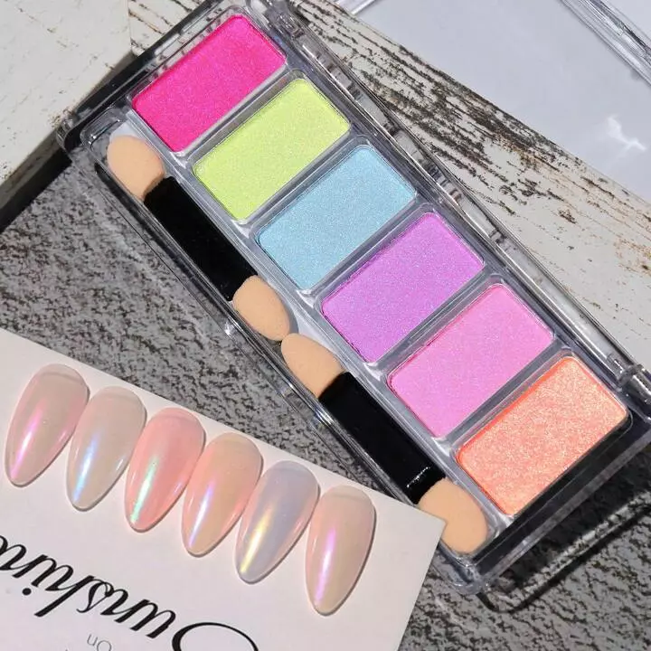 Caixa Multicolorido Sólido Pó Aurora