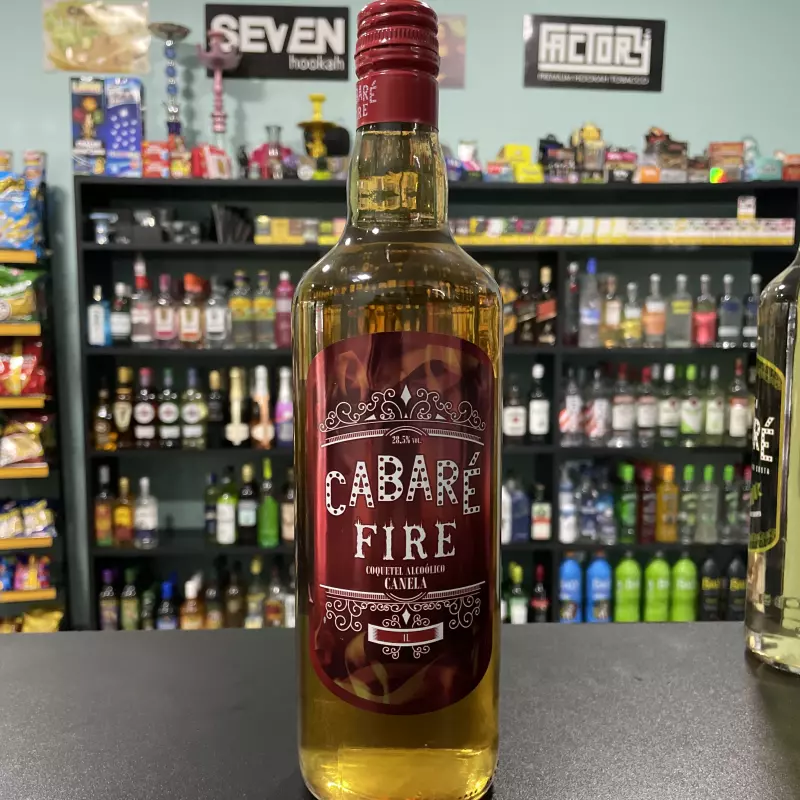 Cachaça Cabaré Fire 1L