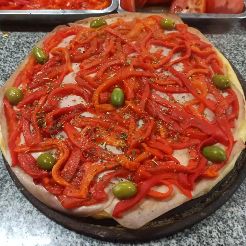 7. Especial Jamón y Morrones