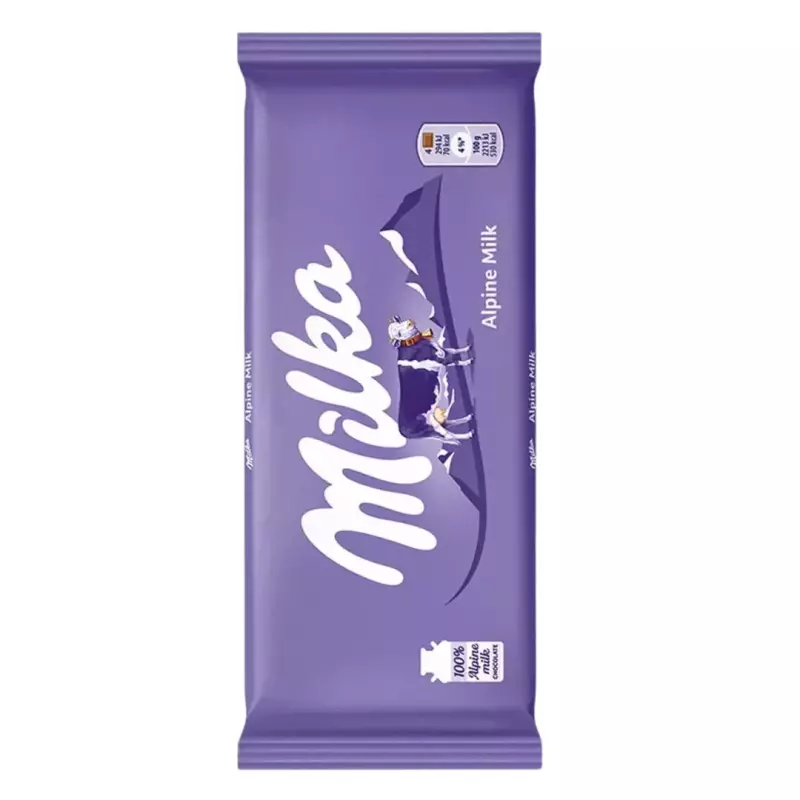 CHOCOLATE MILKA TAV ALPINE MILK 100G