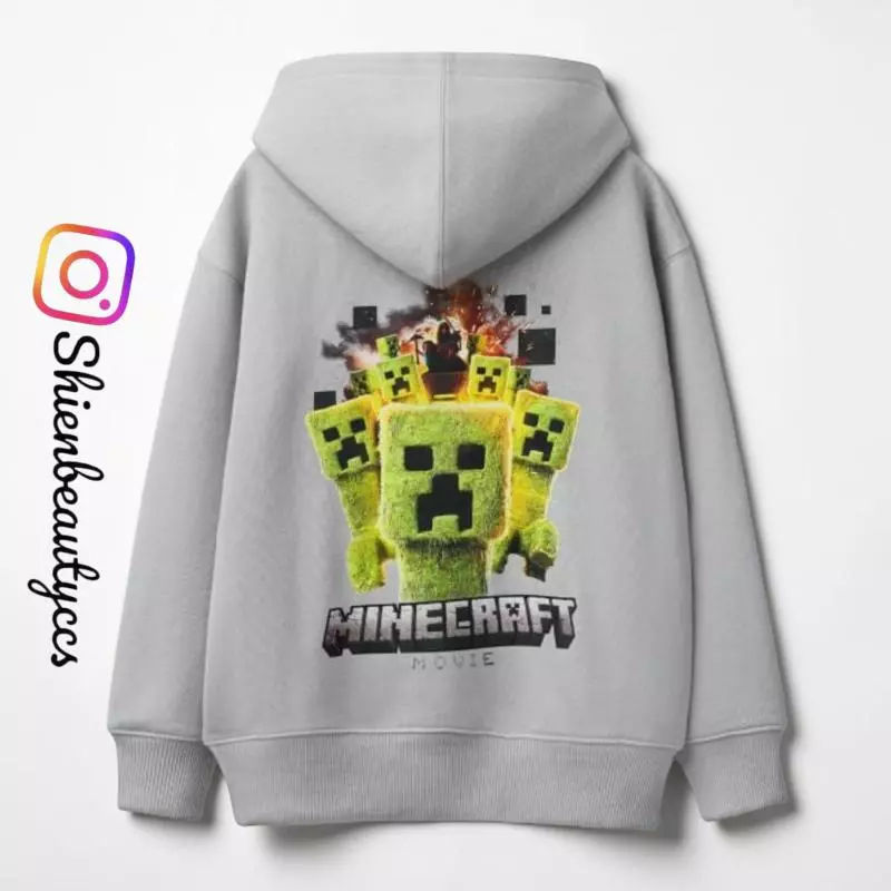 SUDADERA ESTAMPADA MINECRAFT