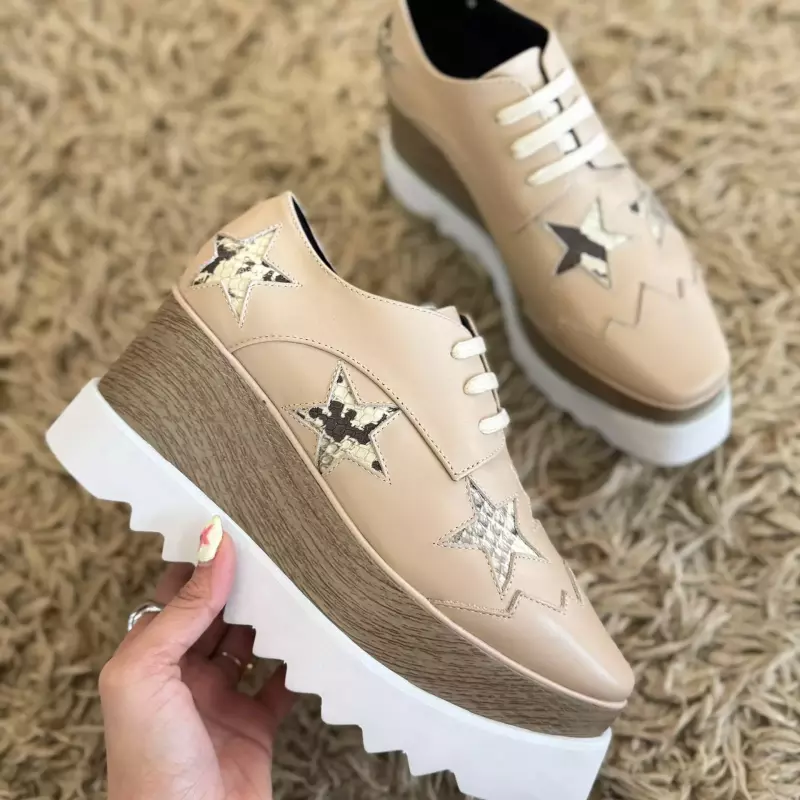 MOCASÍN STELLA MCCARTNEY BEIGE STARS
