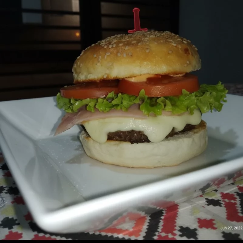 Hamburguesa 9 de Julio simple
