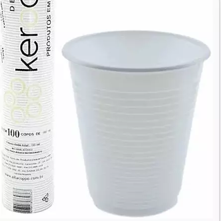 Pacote de copo 200ml com 100uni