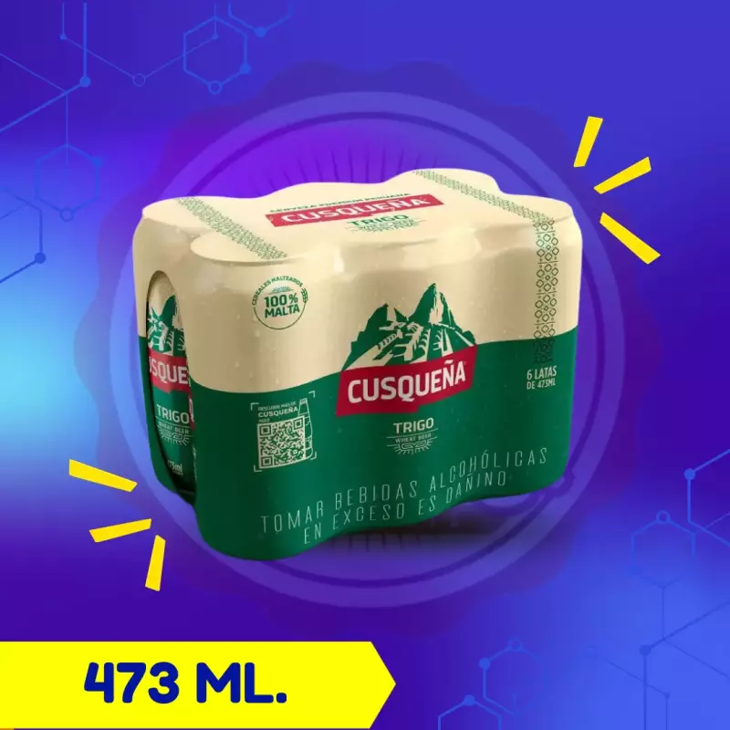 Cuzqueña trigo lataza six pack