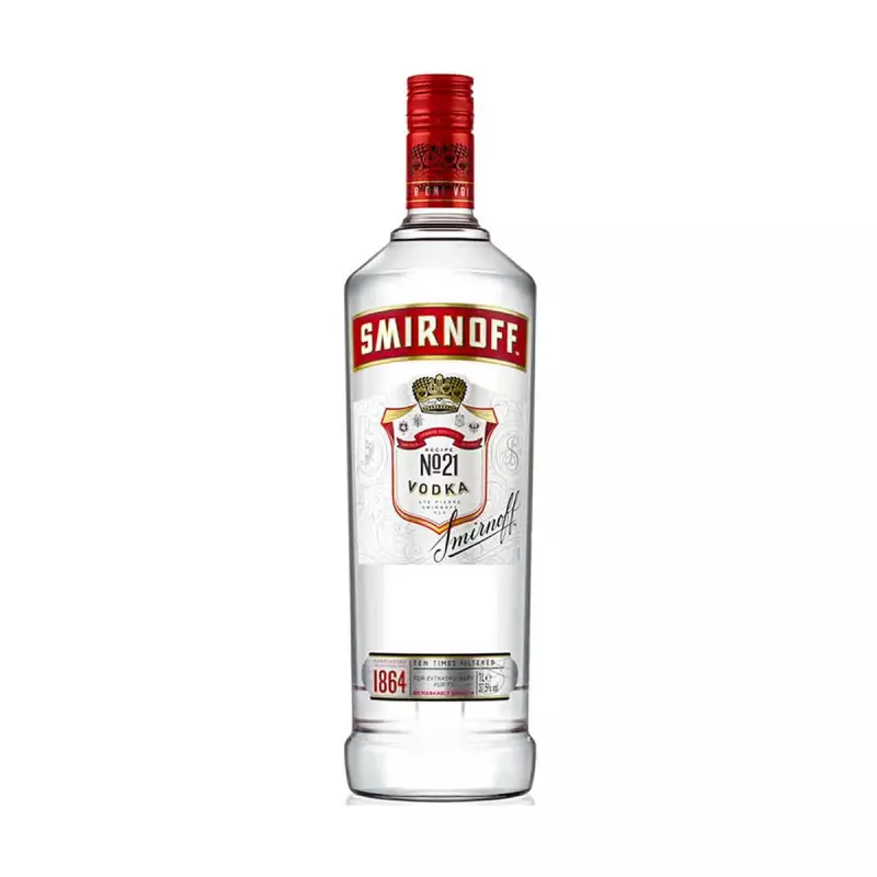 SMIRNOFF N° 21 (rojo) 750 ML