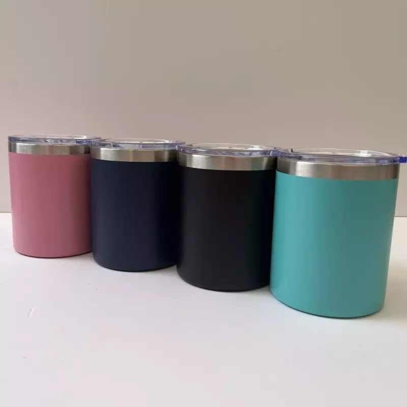 TAZA ACERO MATE 12 OZ