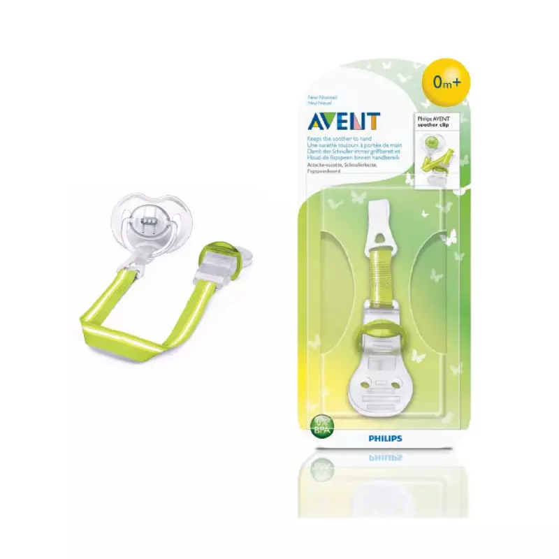 CLIP PORTA CHUPETE * VERDE