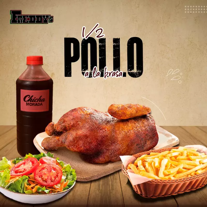 1/2 Pollo + Chicha Morada