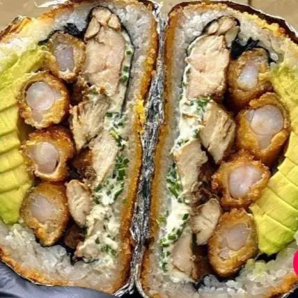 Sushi Burger Mixta xl