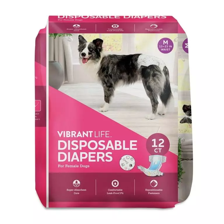 PAÑALES PARA PERROS HEMBRAS-Talla M