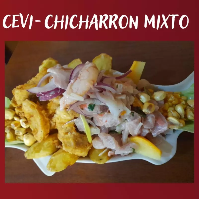 Cevi-chicharron mixto