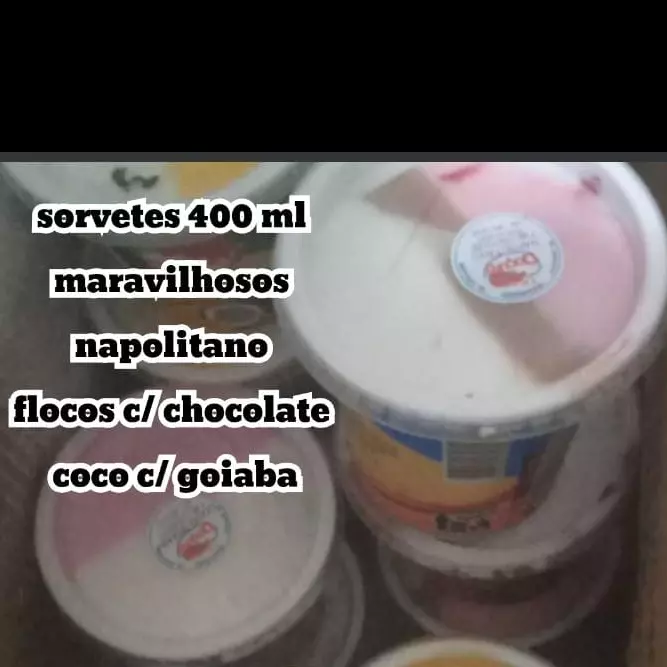 Sorvete de Morango 500 ml