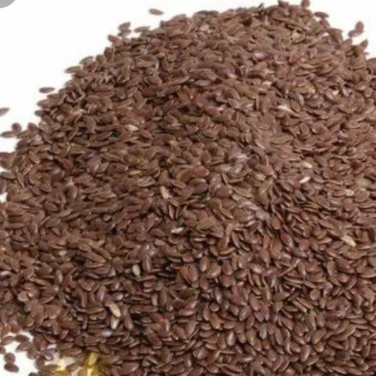 Semente de linhaça marrom