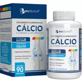 Cálcio e Vitamina D 90C - Bioceutica